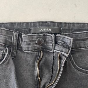 Joes Jeans The Charlie high rise skinny jeans with velvet trim